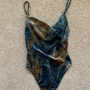 UO Velvet Bodysuit NWT